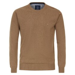 REDMOND Casual Herren Pullover Langarm Rundhals Comfort...