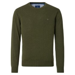 REDMOND Casual Herren Pullover Langarm Rundhals Comfort...