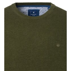 REDMOND Casual Herren Pullover Langarm Rundhals Comfort...