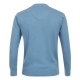 REDMOND Casual Herren Pullover Langarm V-Neck Comfort Hellblau
