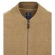 REDMOND Casual Herren Strickjacke College Zipper Comfort Hellbraun