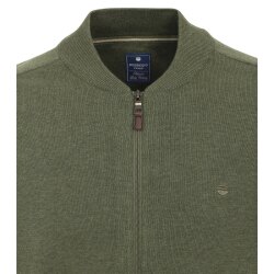 REDMOND Casual Herren Strickjacke College Zipper Comfort...