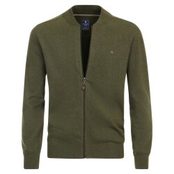 REDMOND Casual Herren Strickjacke College Zipper Comfort...