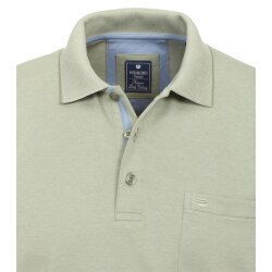 REDMOND Casual Herren Polo-Shirt Kurzarm Regular-Fit Jersey Organic/Grün