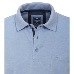 REDMOND Casual Herren Polo-Shirt Langarm Regular-Fit...