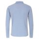 REDMOND Casual Herren Polo-Shirt Langarm Regular-Fit Jersey Hellblau