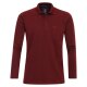 REDMOND Casual Herren Polo-Shirt Langarm Regular-Fit Jersey Rot