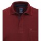 REDMOND Casual Herren Polo-Shirt Langarm Regular-Fit Jersey Rot