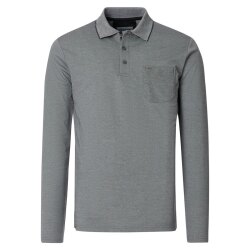 REDMOND Casual Herren Polo-Shirt Langarm Regular-Fit...