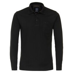 REDMOND Casual Herren Polo-Shirt Langarm Regular-Fit...
