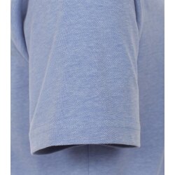 REDMOND Casual Herren T-Shirt Rundhals Regular Jersey Blau