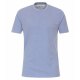 REDMOND Casual Herren T-Shirt Rundhals Regular Jersey Blau