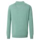 CASAMODA Herren Strickjacke Zipper Regular Baumwolle Türkis