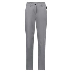 Greiff Corporate CASUAL Damen Chino-Hose Regular-Fit Grau