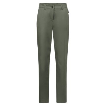Greiff Corporate CASUAL Damen Chino-Hose Regular-Fit Olivgrün
