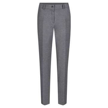 Greiff Corporate CASUAL Damen Hose Jersey Regular Hellgrau meliert