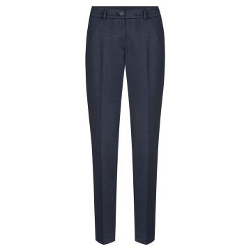 Greiff Corporate CASUAL Damen Jersey-Hose Regular-Fit Blau meliert