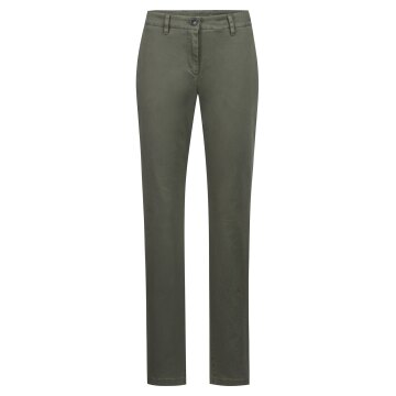 Greiff Corporate CASUAL Damen Chino-Hose Regular-Fit Olivgrün