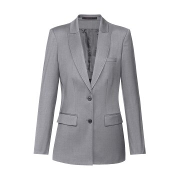 Greiff Modern WITH 37.5® Damen Langblazer Regular-Fit Hellgrau
