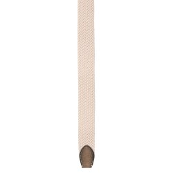 VENTI Herren Gürtel 115cm Metallschnalle geflochten Bi-Color Beige