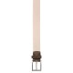 VENTI Herren Gürtel 115cm Metallschnalle geflochten Bi-Color Beige