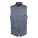 Greiff Corporate LANDHAUS Herren Jerseyweste Regular-Fit Blau/Grau
