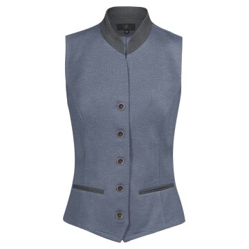Greiff Corporate LANDHAUS Damen Jerseyweste Regular-Fit Blau/Grau