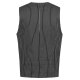 Greiff GASTRO MODA Herren Kellner-Weste Regular Fit Schwarz gestreift