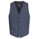Greiff Modern WITH 37.5® Herren Weste Regular Mittelblau PINPOINT