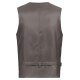 Greiff GASTRO MODA Herren Kellner-Weste Regular-Fit Fischgrät Taupe