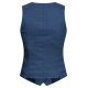 Greiff Modern WITH 37.5® Damen Weste Regular Mittelblau PINPOINT