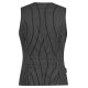 Greiff GASTRO MODA Damen Kellner-Weste Regular Fit Schwarz gestreift
