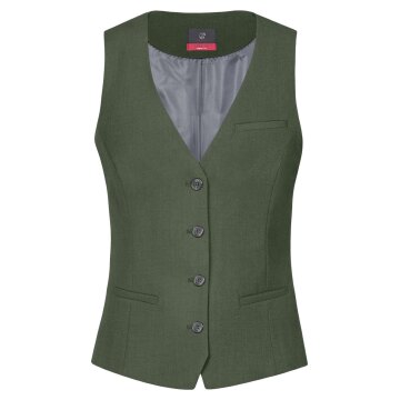 Greiff Corporate PREMIUM Damen Business-Weste Regular-Fit Olivgrün 48