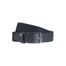 Greiff Corporate Unisex Gürtel Rindsleder/Textil Marine