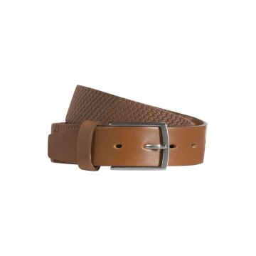 Greiff Corporate Unisex Gürtel Rindsleder/Textil Braun