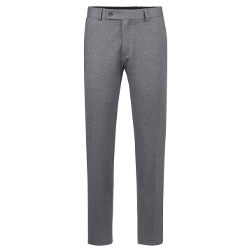 Greiff Corporate CASUAL Herren Jersey Regular Hellgrau meliert
