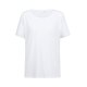 Greiff SHIRTS Damen T-Shirt Kurzarm Rundhals Regular Fit Weiß