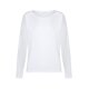 Greiff SHIRTS Damen Shirt Langarm Rundhals Regular Fit Weiß