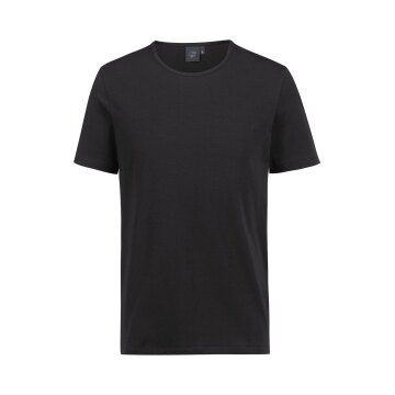 Greiff SHIRTS Herren T-Shirt Kurzarm Rundhals Regular-Fit Schwarz
