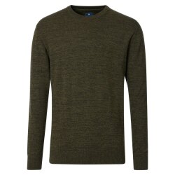 REDMOND Casual Herren Pullover Langarm Rundhals Comfort...