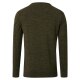 REDMOND Casual Herren Pullover Langarm Rundhals Comfort Grün M