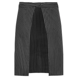 Greiff GASTRO MODA Service Vorbinder 90x50 Schwarz gestreift