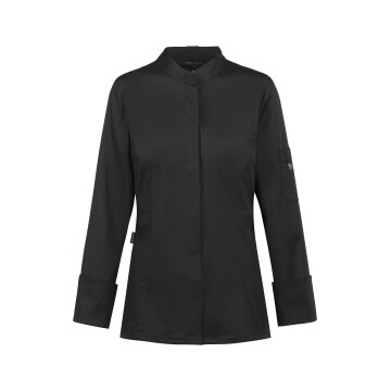 Greiff GASTRO-MODA Cuisine Damen Kochjacke Regular-Fit Schwarz