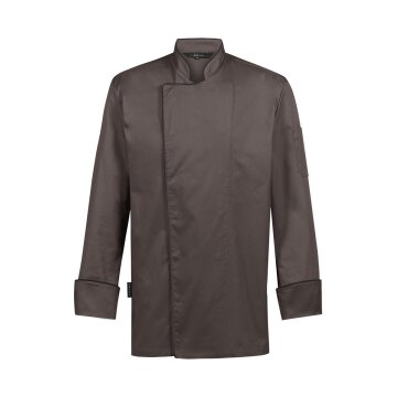 Greiff GASTRO-MODA Cuisine Herren Kochjacke Paspelierung Taupe