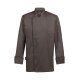 Greiff GASTRO-MODA Cuisine Herren Kochjacke Paspelierung Taupe