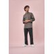 Greiff GASTRO-MODA Cuisine Herren Kochjacke Paspelierung Taupe