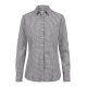 Greiff BASIC Damen Bluse Langarm Kent Regular vichy karo Schwarz