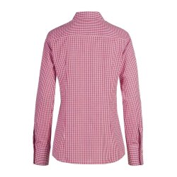 Greiff BASIC Damen Bluse Langarm Kent Regular vichy karo Rot