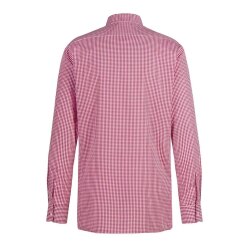 Greiff BASIC Herren Hemd Langarm Kent Regular vichy karo Rot