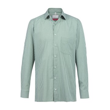 Greiff BASIC Herren Hemd Langarm Kent Regular vichy karo Grün